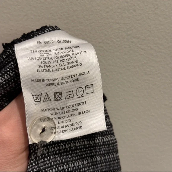 Anthropologie Jacquard Dot Knit Trousers Bell Bottoms by Cartannier Size 26 - Picture 9 of 10